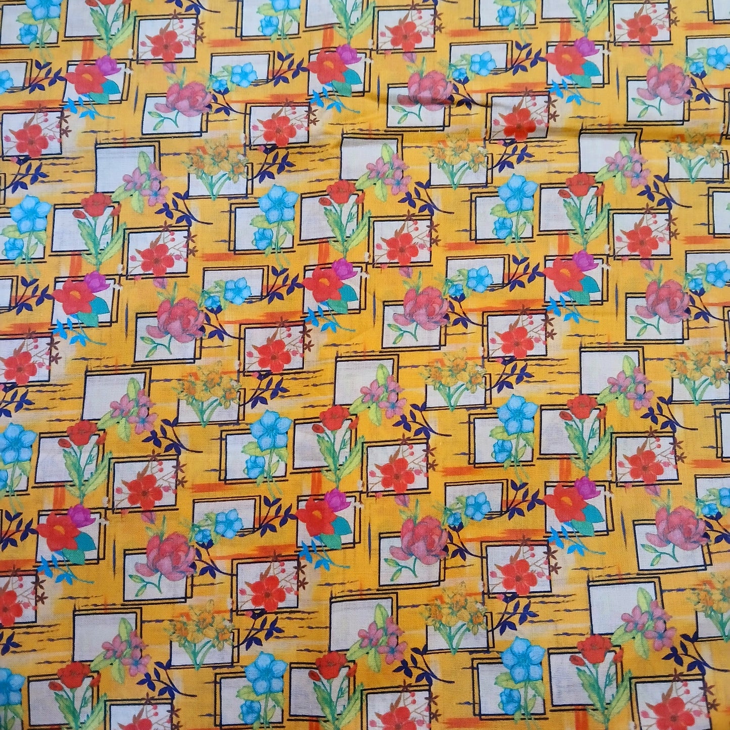 Unstitched Lawn 2 Piece - Design 13 - Essentique